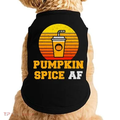 Pumpkin Spice AF1 Doggie Tank