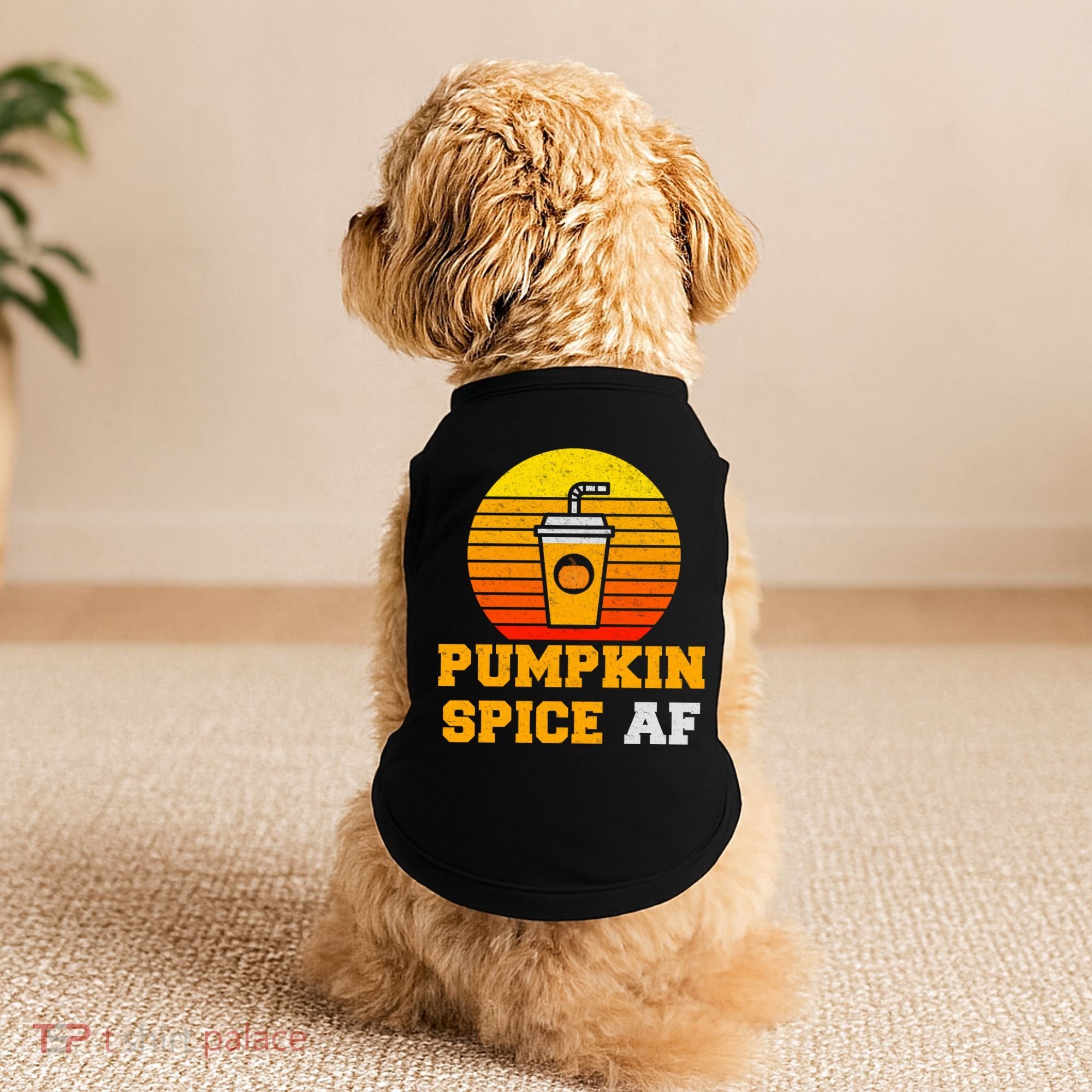 Pumpkin Spice AF1 Doggie Tank