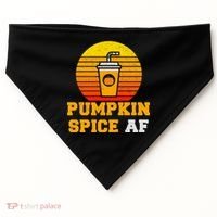 Pumpkin Spice AF1 USA-Made Doggie Bandana thumb 0