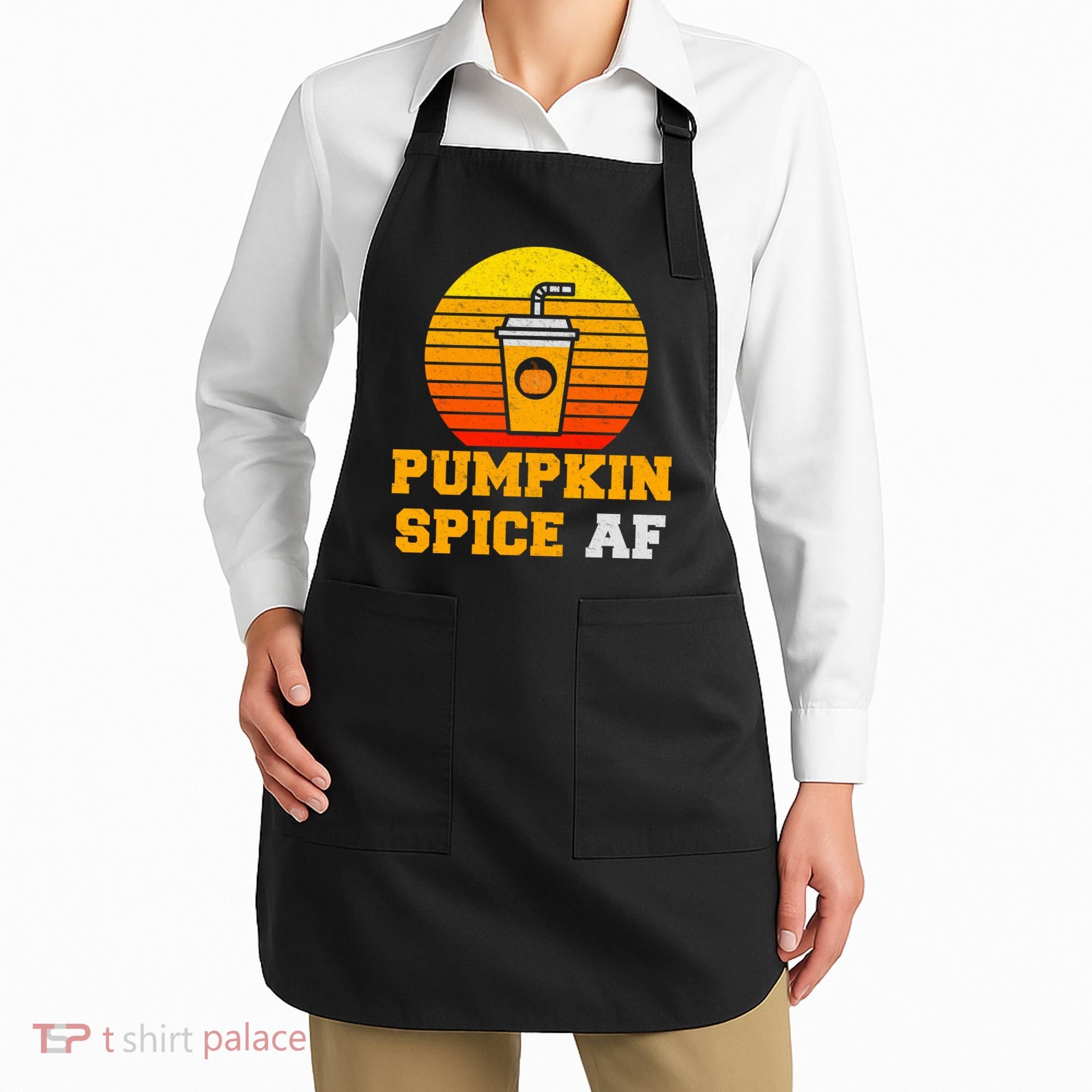 Pumpkin Spice AF1 Apron