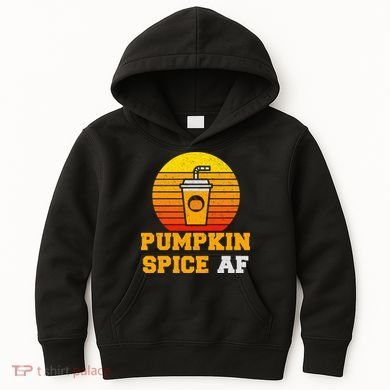 Pumpkin Spice AF1 Kids Hoodie