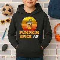Pumpkin Spice AF1 Kids Hoodie thumb 2