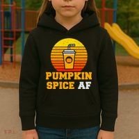 Pumpkin Spice AF1 Kids Hoodie thumb 3