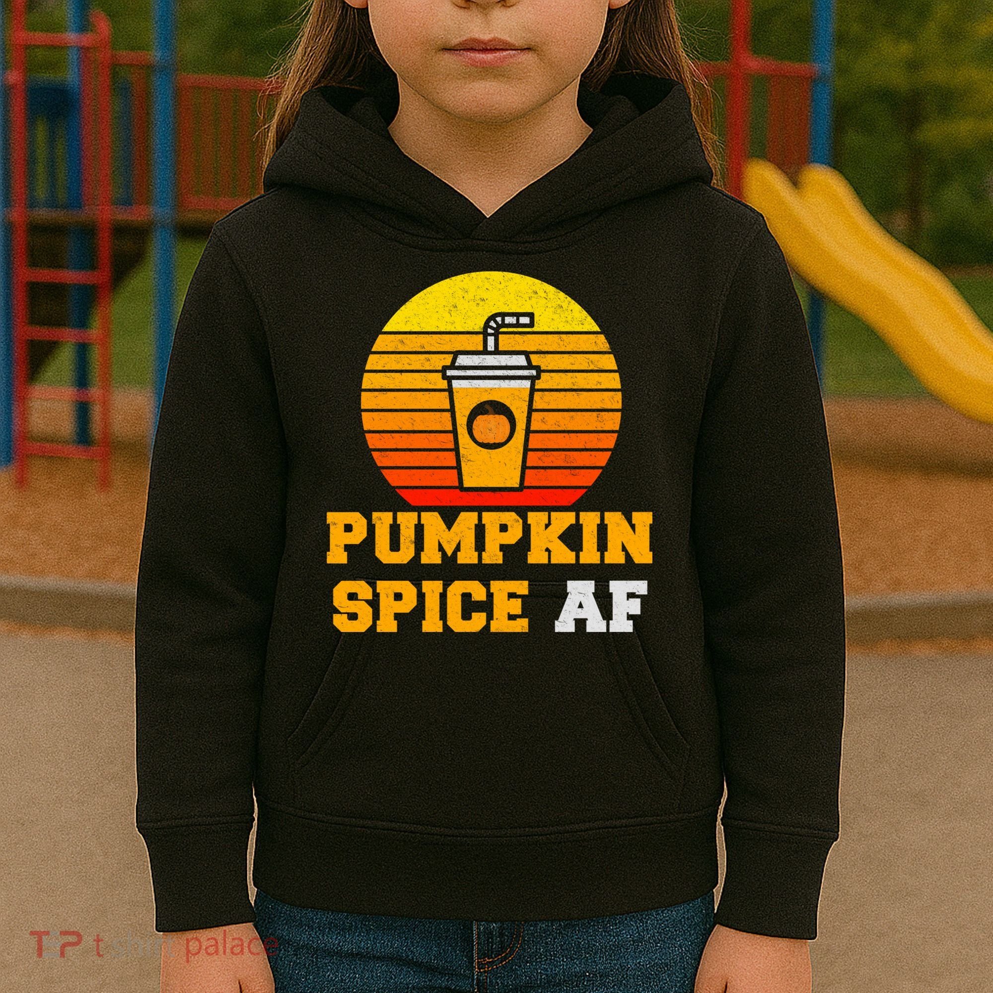 Pumpkin Spice AF1 Kids Hoodie