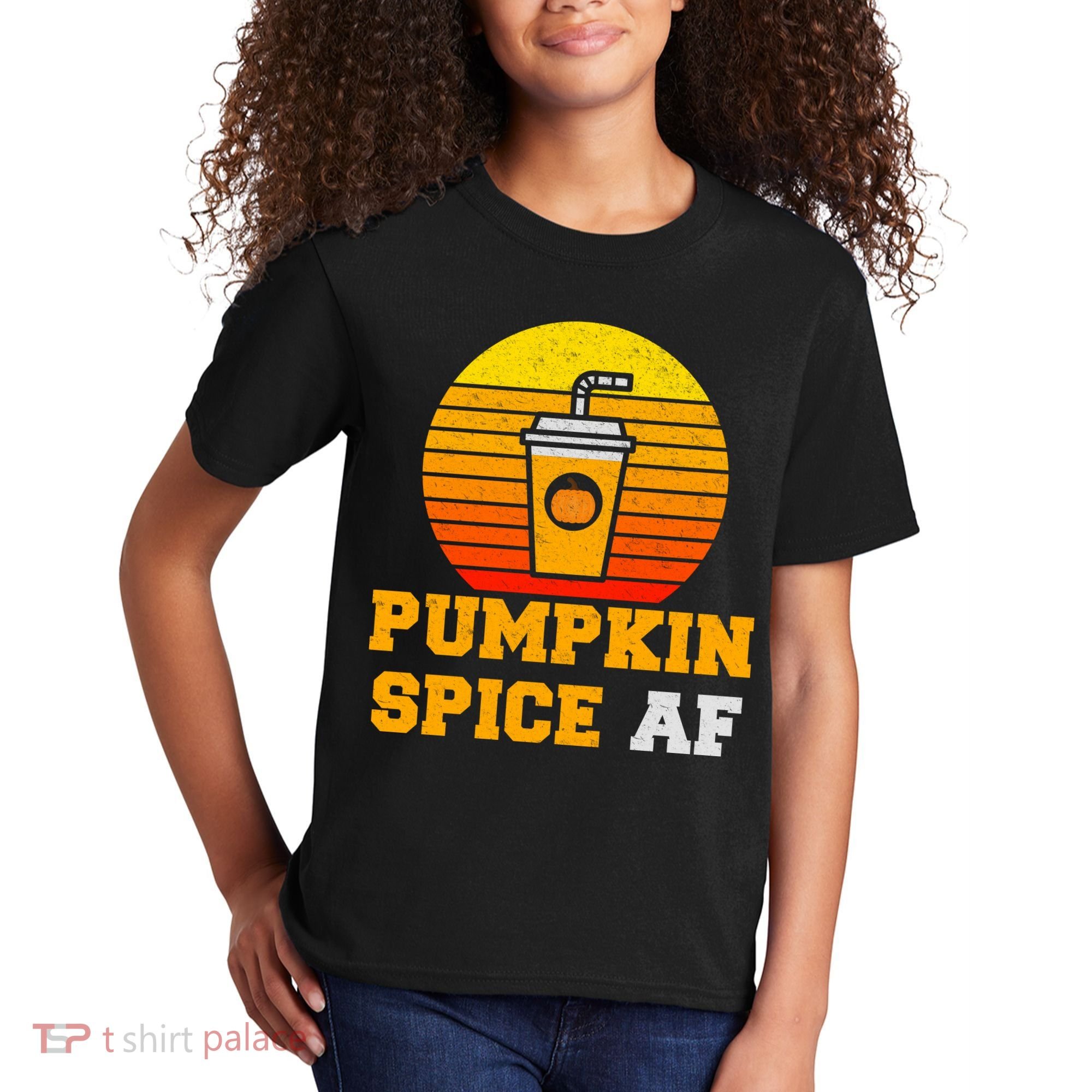 Pumpkin Spice AF1 Kids T-Shirt