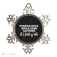  Pumpkin Spice It's Fall Y'all Ornament thumb 0