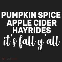  Pumpkin Spice It's Fall Y'all Hat thumb 2