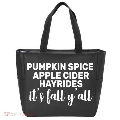  Pumpkin Spice It's Fall Y'all Tote Bag