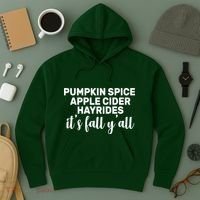  Pumpkin Spice It's Fall Y'all Hoodie thumb 3