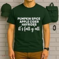  Pumpkin Spice It's Fall Y'all T-Shirt thumb 6