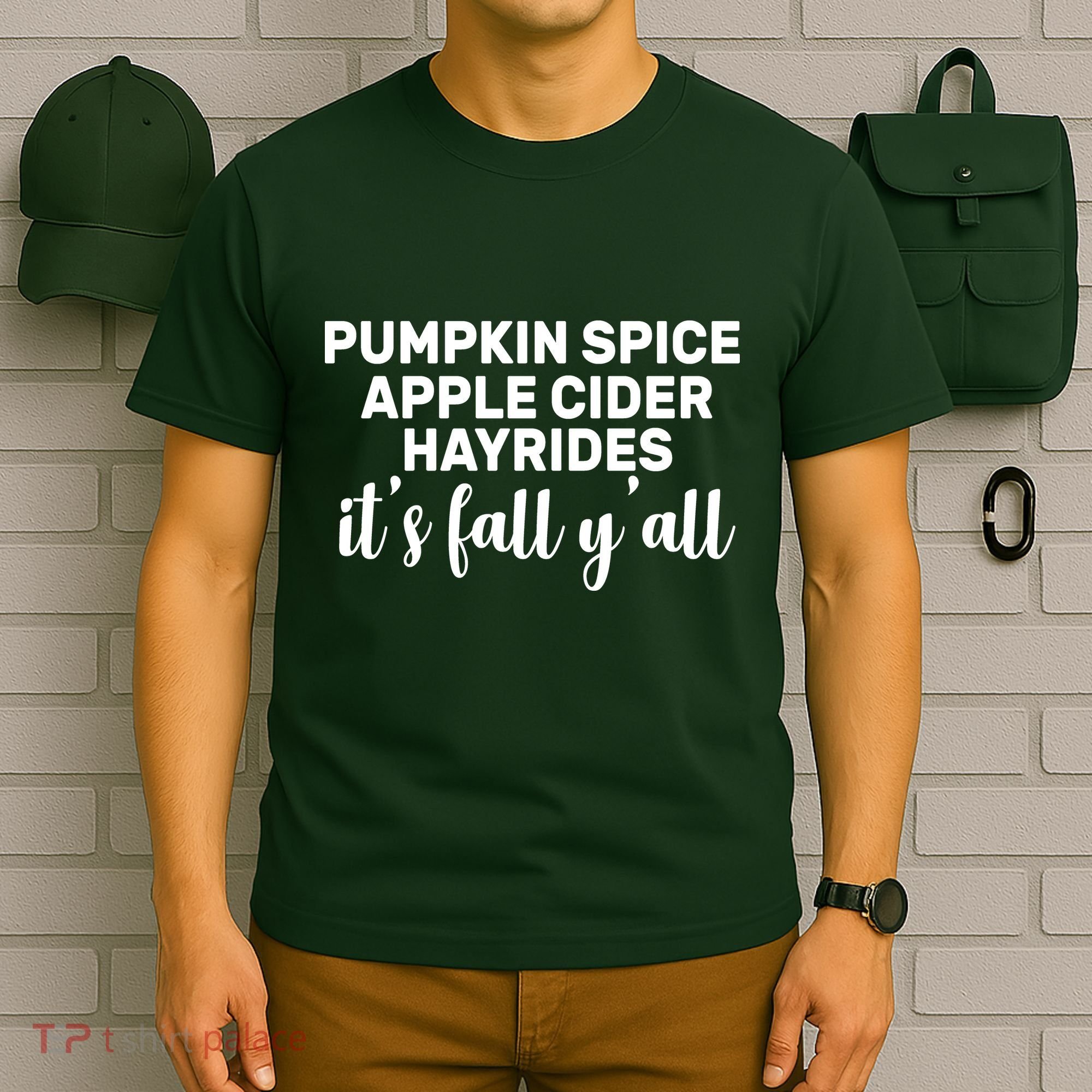  Pumpkin Spice It's Fall Y'all T-Shirt