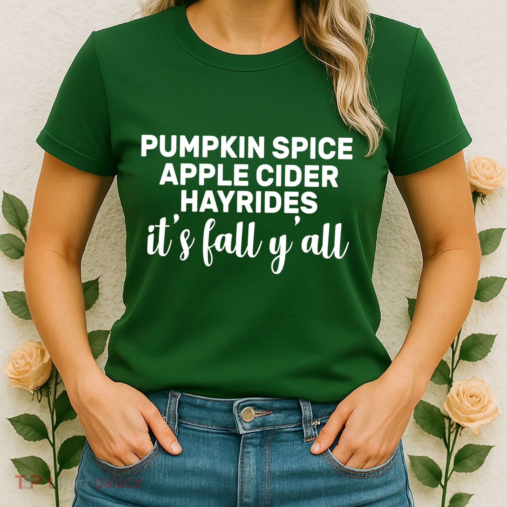  Pumpkin Spice It's Fall Y'all Women's T-Shirt