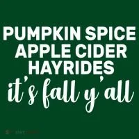  Pumpkin Spice It's Fall Y'all Women's T-Shirt thumb 6