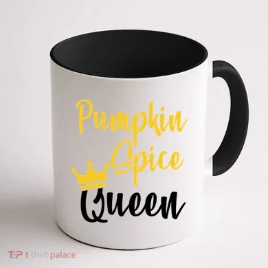 Pumpkin Spice Queen Coffee Mug back