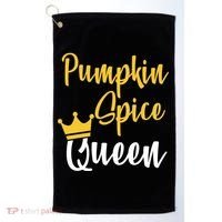 Pumpkin Spice Queen Golf Towel thumb 0