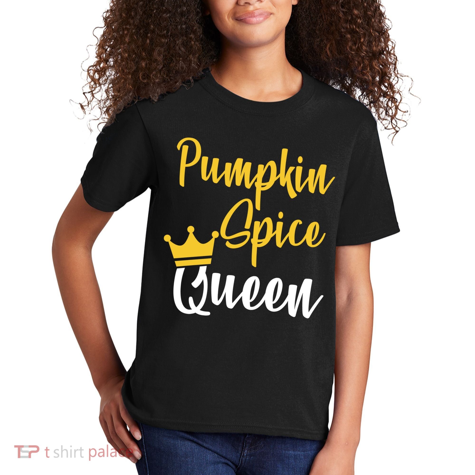 Pumpkin Spice Queen Kids T-Shirt