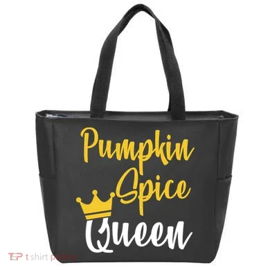 Pumpkin Spice Queen Tote Bag