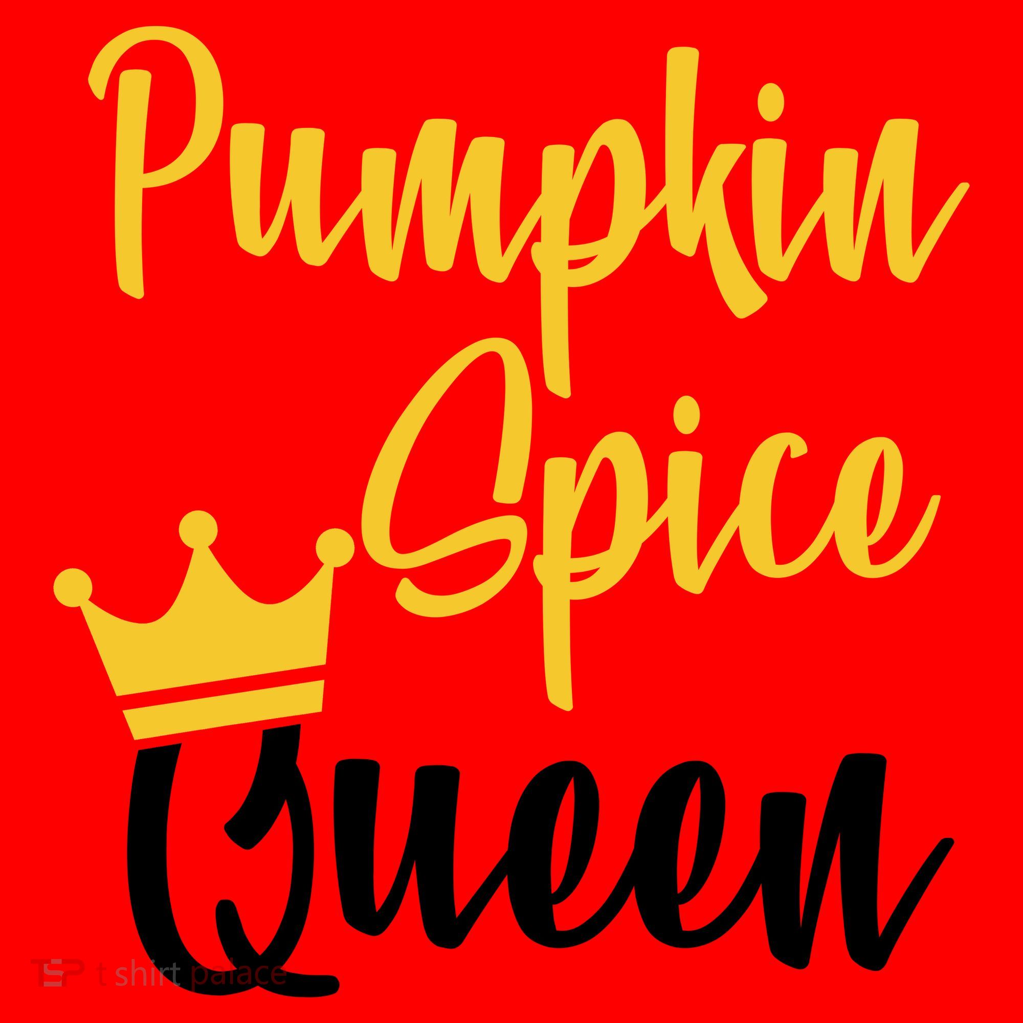 Pumpkin Spice Queen Santa Hat