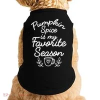 Pumpkin Spice Season Doggie Tank thumb 0