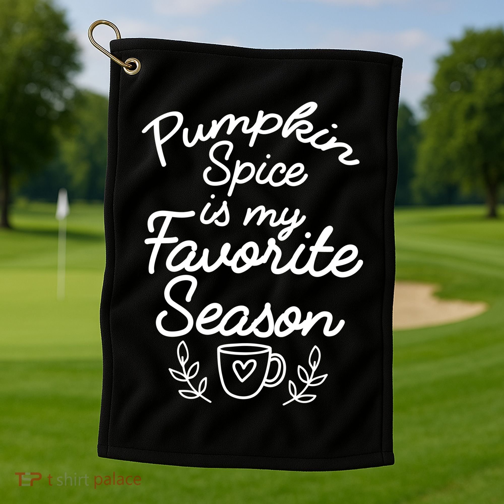 Pumpkin Spice Season Golf Towel