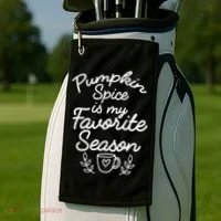 Pumpkin Spice Season Golf Towel thumb 2
