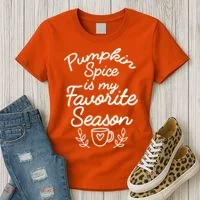 Pumpkin Spice Season Women's T-Shirt thumb 3
