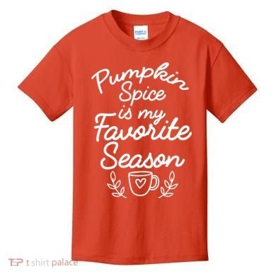 Pumpkin Spice Season Kids T-Shirt