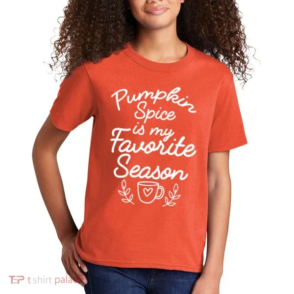 Pumpkin Spice Season Kids T-Shirt