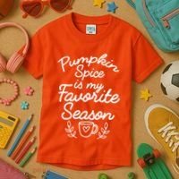 Pumpkin Spice Season Kids T-Shirt thumb 3