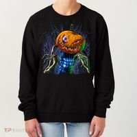 Pumpkinhead Scarecrow Halloween Women's Sweatshirt thumb 0