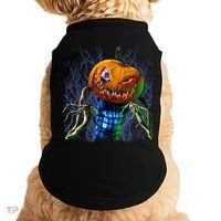 Pumpkinhead Scarecrow Halloween Doggie Tank thumb 0