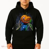 Pumpkinhead Scarecrow Halloween Hoodie thumb 2
