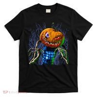 Pumpkinhead Scarecrow Halloween T-Shirt thumb 0