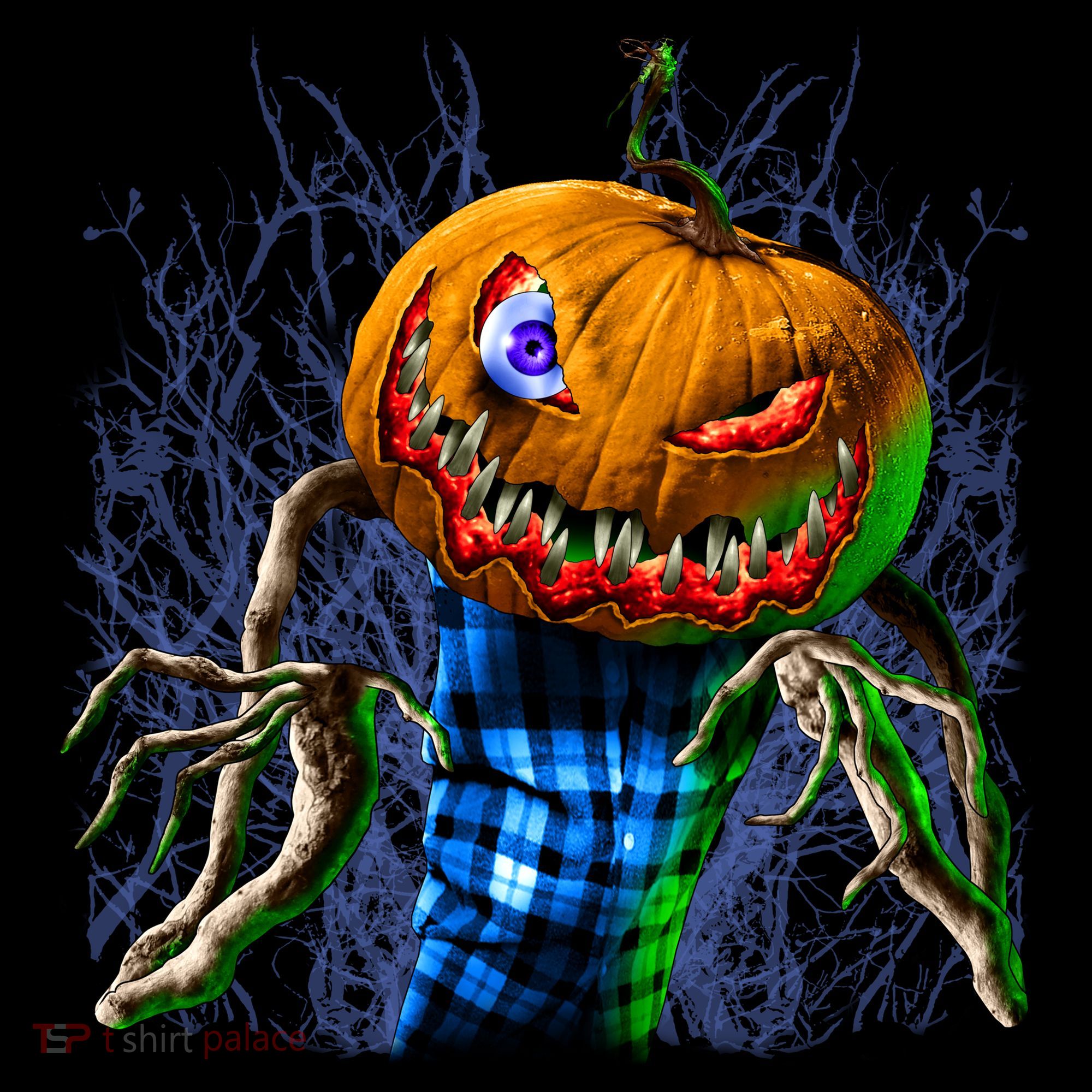 Pumpkinhead Scarecrow Halloween Coffee Mug