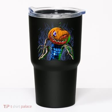 Pumpkinhead Scarecrow Halloween Tumbler