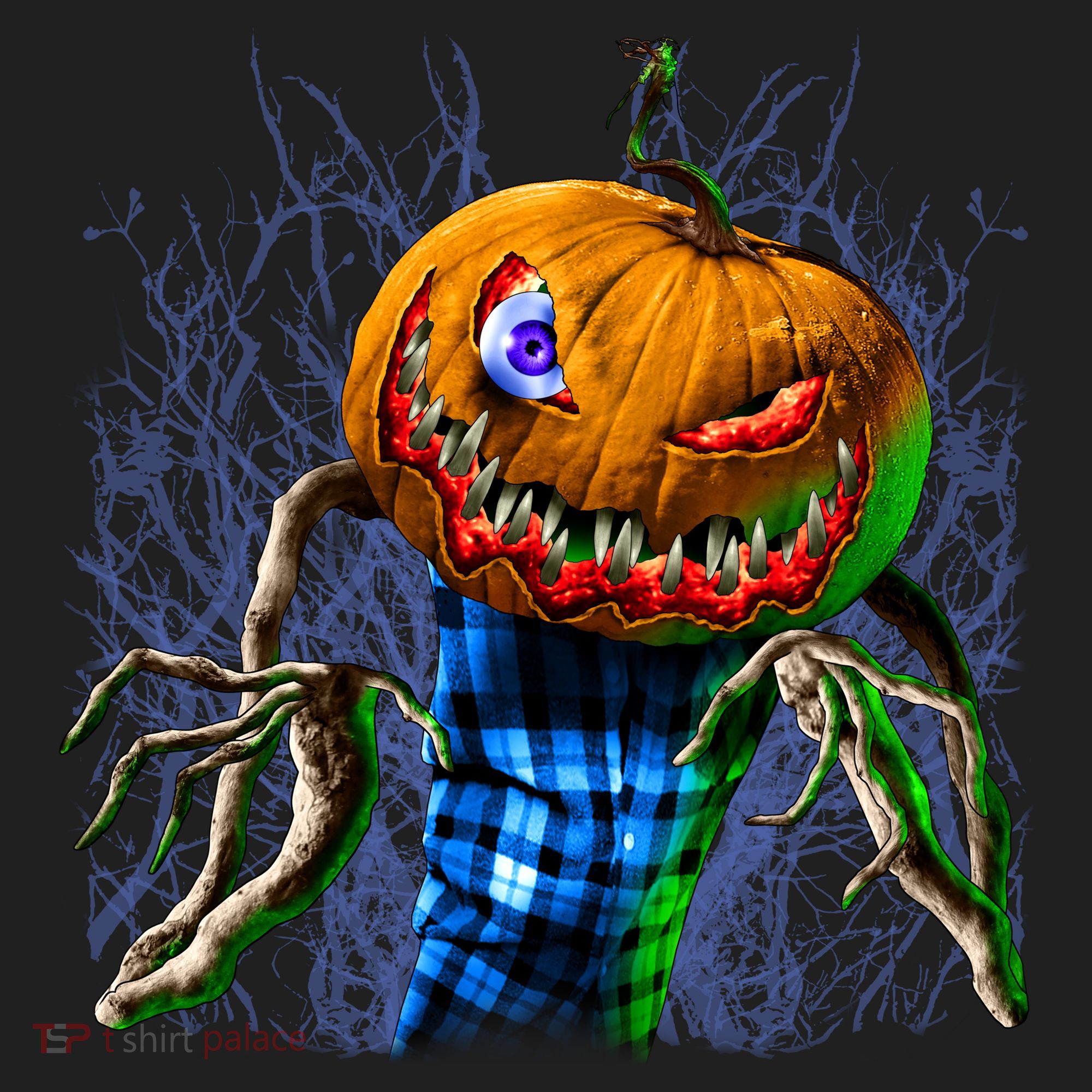 Pumpkinhead Scarecrow Halloween Hat