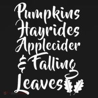 Pumpkins Hayrides Apple Cider and Falling Leaves Doggie Tank thumb 4