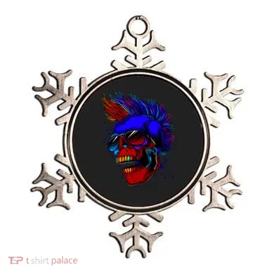 Punk Rock Neon Skull Head Ornament