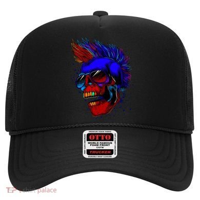 Punk Rock Neon Skull Head Hat