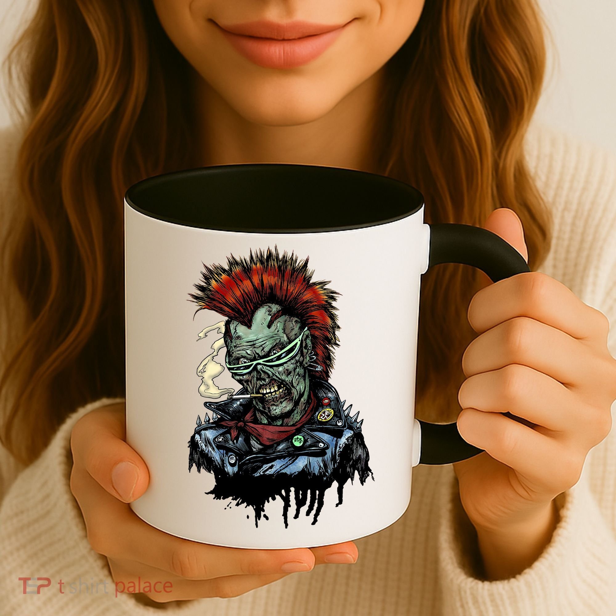 Punk Zombie Coffee Mug