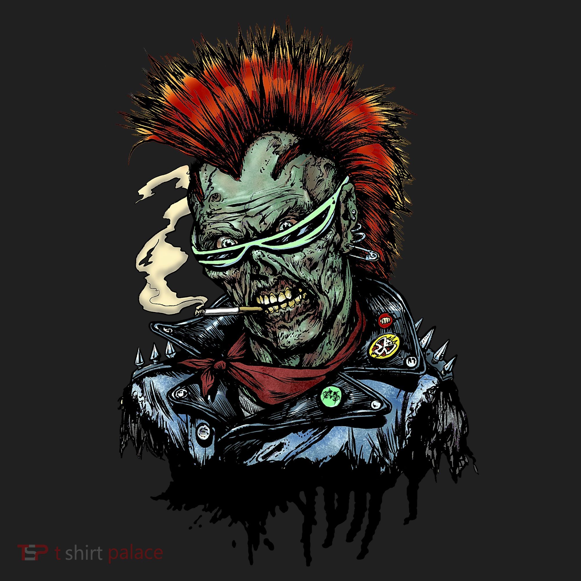 Punk Zombie Tumbler