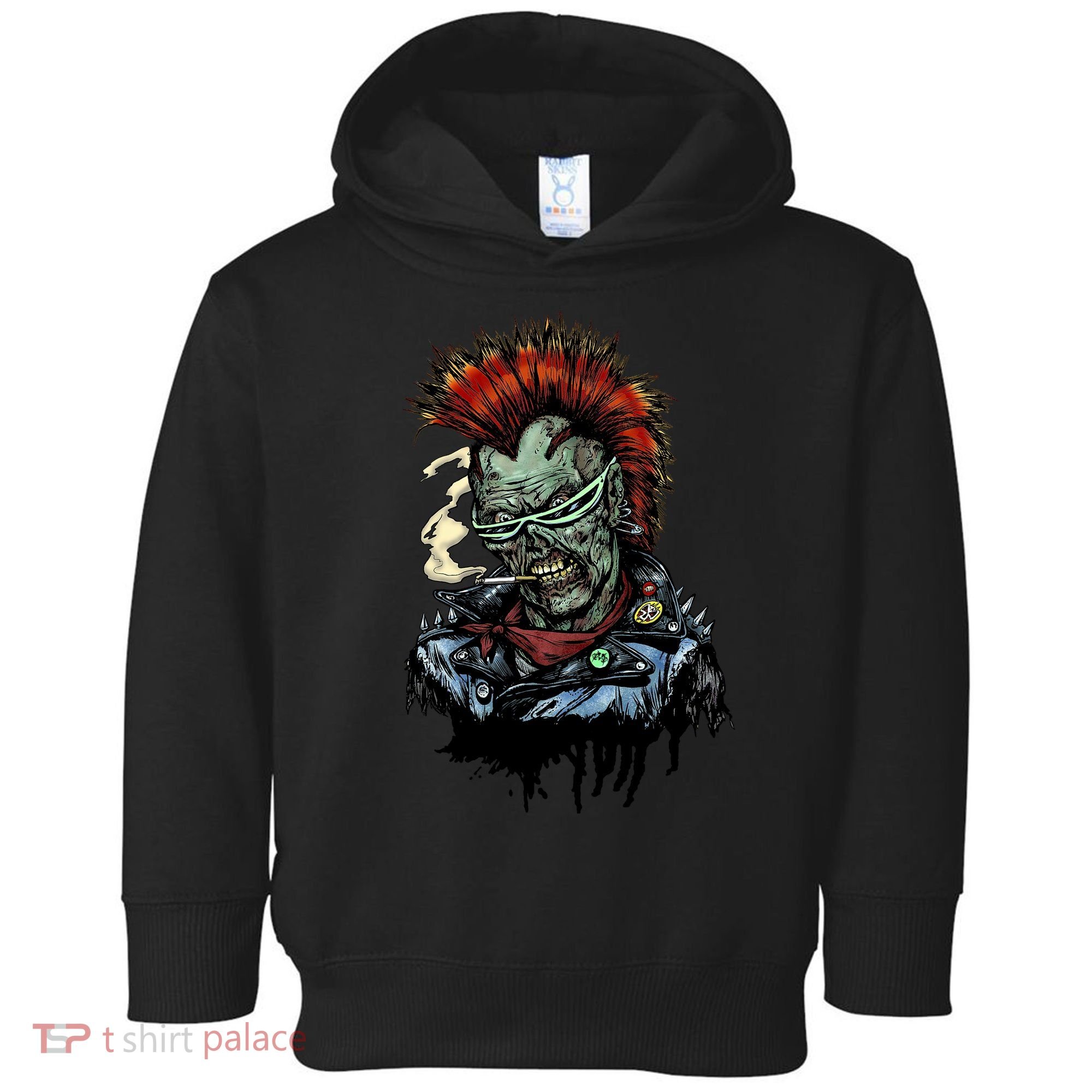 Punk Zombie Toddler Hoodie