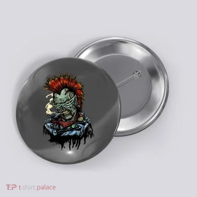 Punk Zombie Button