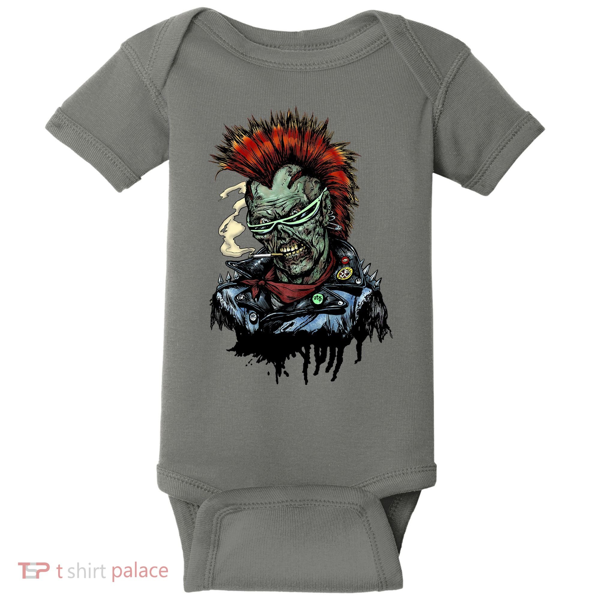 Punk Zombie Baby Bodysuit