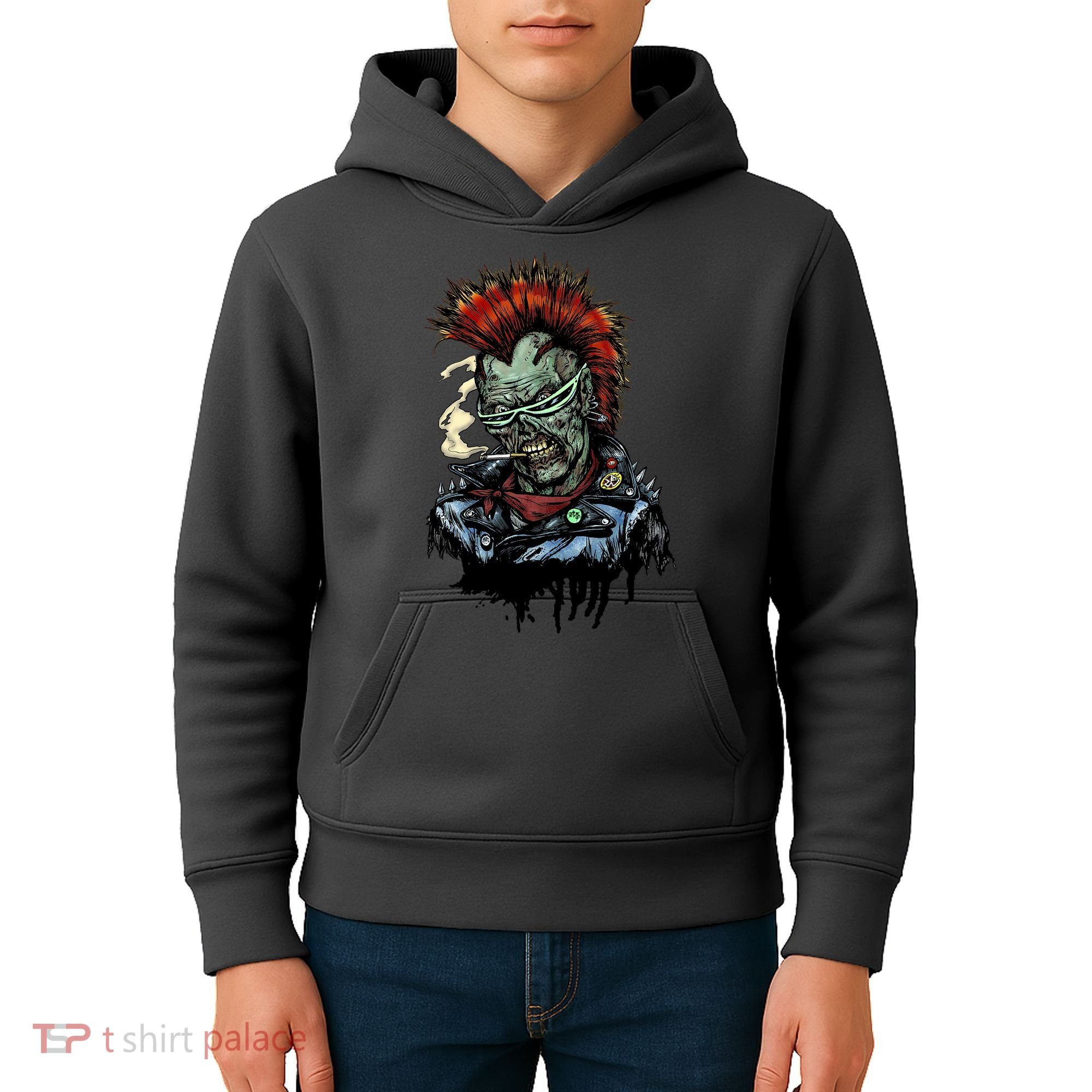 Punk Zombie Kids Hoodie
