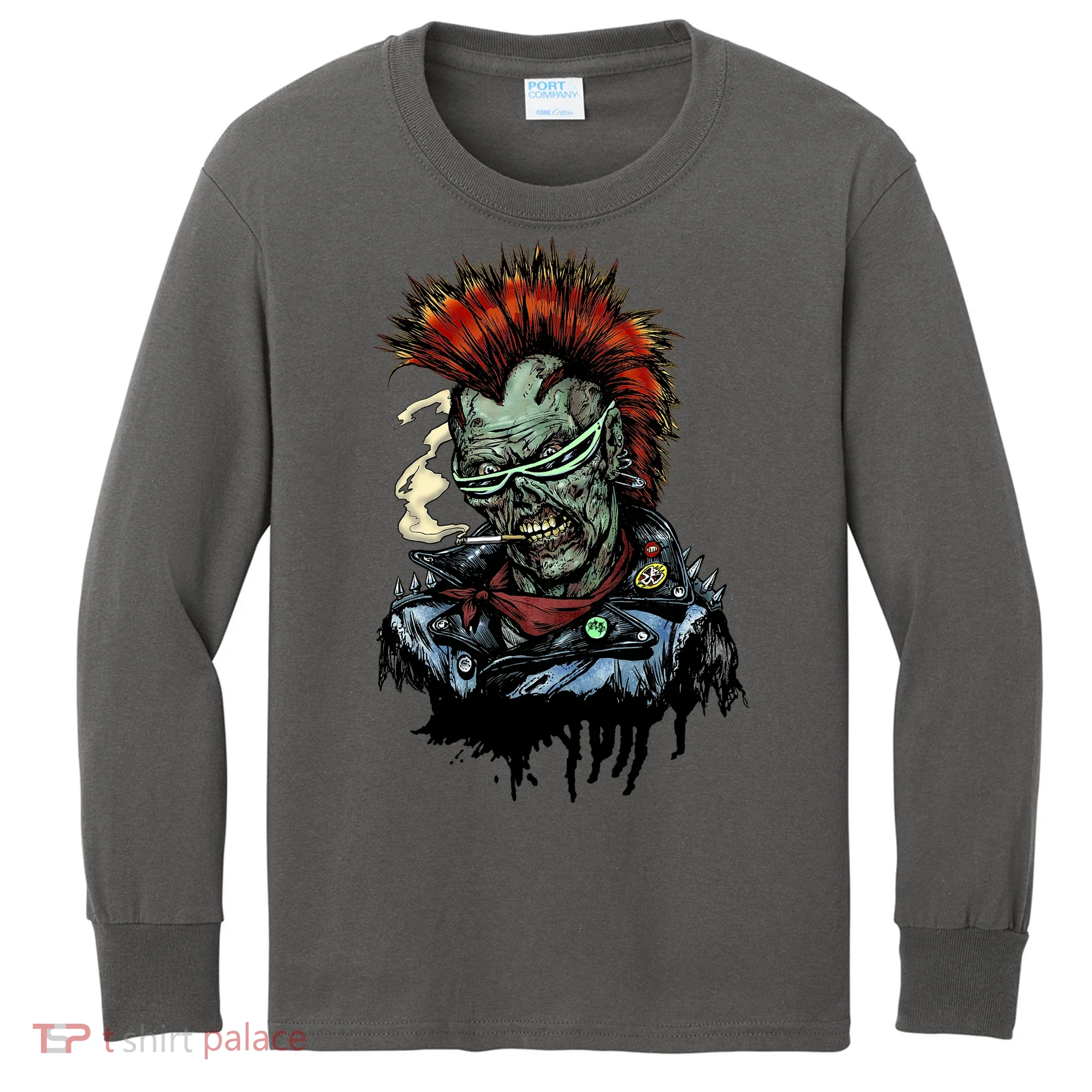 Punk Zombie Kids Long Sleeve Shirt