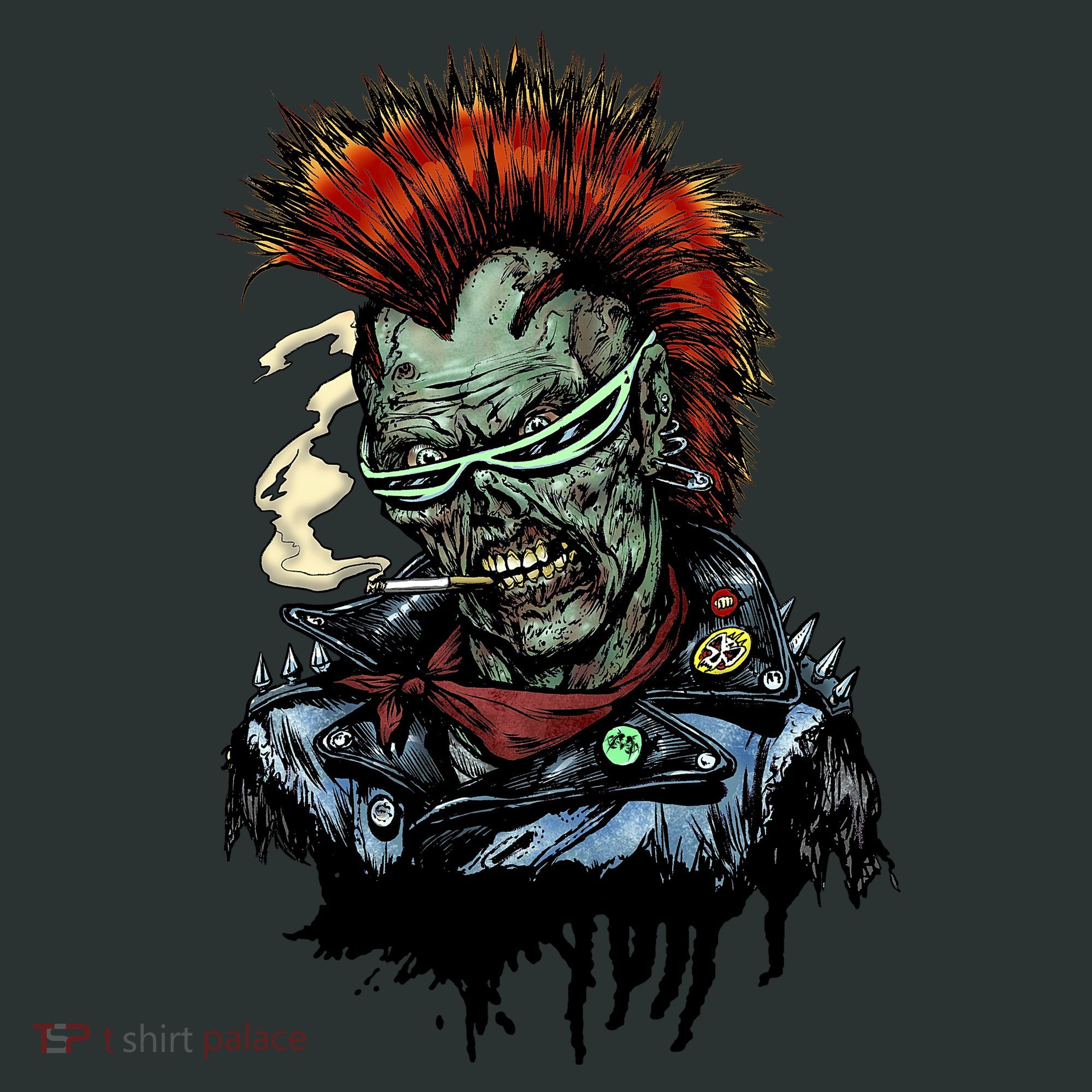 Punk Zombie Kids Long Sleeve Shirt