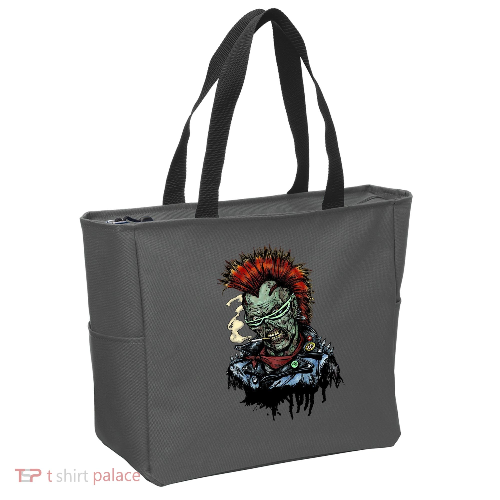 Punk Zombie Tote Bag