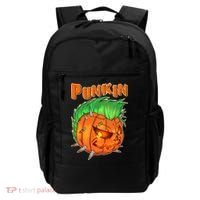 PUNKIN With Mohawk Funny Scary Halloween Backpack thumb 0