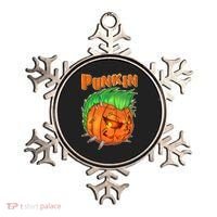 PUNKIN With Mohawk Funny Scary Halloween Ornament thumb 0